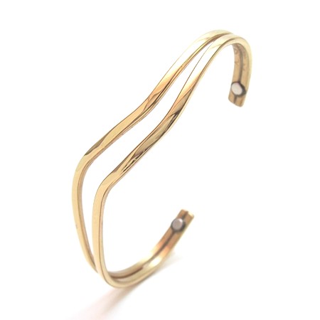 Summer Wave Copper Bracelet w/Magnets #799 - Click Image to Close